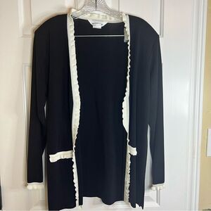 Exclusively for‎ Misook Cardigan Lg Excellent Condition Great Detail Flattering